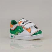 Trend Adımlar Yeşil Cute Monster Işıklı İlk Adım Bebe Sneaker - 2