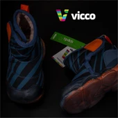 Vicco Mavi Helyum Cırtlı Işıklı İlk Adım Bebe Unisex Bot - 7