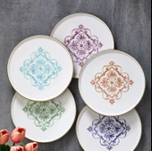 Fecra Miras 6 Parça Pasta Tabağı Seti - 3