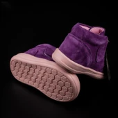 M2S Lila Cace Hakiki Deri Bebe Ortopedik Bot thumbnail 4