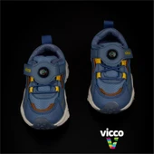 Vicco Mavi Shiro Bebe Kaymaz Taban Sneaker - 4
