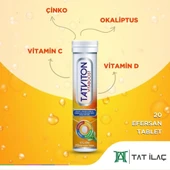 VİTABOOST EFERVESAN 20 TABLET C, D, ÇİNKO VE OKALİPTUS - 2