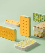 Pinmoo Ice Hazneli Silikon Buzluk- Yeşil/Sarı - 5