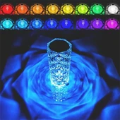Kristal LED Kumandalı Ve Dokunmatik Masa Lambası - 3