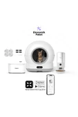Xenon Smart Akıllı Otomatik Kedi Tuvaleti, Çelik Mama Kabı ve Su Pınarı 4'lü Pet Ürünleri Seti - 6