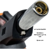 5'li Gaz Taşınabilir Portatif Kamp Ocağı Tekli Tek Gözlü Gri Renk Kartuşlu Piknik Tüp Bağlantı Ocak thumbnail 6