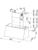 Franke Trendline Plus BK 70 Siyah Davlumbaz - 3