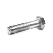 DIN 931 Altı Köşe Başlı Cıvata – 8.8 Kalite Yarım Dişli Beyaz Galvanizli (M5–M36) M16 X60 thumbnail 2