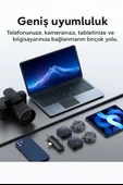 QASUL 2 Lİ KABLOSUZ YAKA MİKROFONU iOS Android, Kamera, USB-C  , Video Kaydı, Vloglama - 4