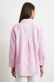 Must Have Poplin Gömlek Pembe thumbnail 6
