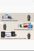 QASUL 2 Lİ KABLOSUZ YAKA MİKROFONU iOS Android, Kamera, USB-C  , Video Kaydı, Vloglama - 5