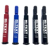 Hi-Text 830PC Siyah Keçeli Kalem Kesik Uç Marker 12’li Paket Yazı & Çizim Kalemi - 4