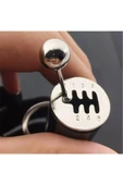 Mucit Home Renkli Hareketli Araba Manuel Vites Anahtarlık Altı Hız Dişli Shifter Topuzu Metal Anahtarlık - 4
