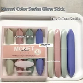 Monet Kawaii 4'lü Pastel Renk Fosforlu Kalem Seti Yumuşak Renkler - 5