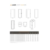 AGER Vega Base 26U W=800mm D=1000mm 19'' Dikili Tip Kabinet - 3