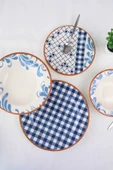 Tabak Evi Porselen Lindy Yemek Takımı 6 Kişilik 24 Parça BNS24YKPRS1216 - 5