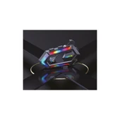 Sunix IPX6 Su Geçirmez 1000 Mah RGB Led Efektli  Intercom Motosiklet Kask Kulaklığı NTR-102 thumbnail 2