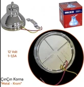 Çan Korna ÇınÇın Korna 12V Krom Renk Vatikan Çanı thumbnail 2