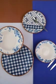Tabak Evi Porselen Lindy Yemek Takımı 6 Kişilik 24 Parça BNS24YKPRS1216 - 2