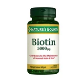 Natures Bounty Biotin 5000 mg 72 Softgel - 1