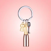 Metalmorphose Şampanya Kadeh Anahtarlık Rose thumbnail 5