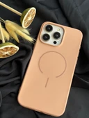 Galaxy S23 FE MagSafe Mat Silikon Kılıf Şeftali thumbnail 2