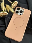 Galaxy S23 FE MagSafe Mat Silikon Kılıf Şeftali thumbnail 4