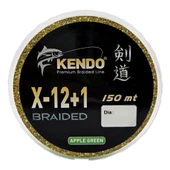 Kendo X-12+1 Braided 300m Örgü İp Misina Apple Green thumbnail 2