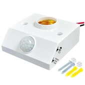 Ledx DY-102 Abs 360 PIR Hareket Sensörlü E27 Duy Aparatı - 1