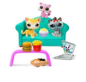 Littlest Pet Shop LPS Minişler Seri 3 Diner Dash Oyun Paketi Seti - 5