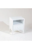 nom Retro Raflı komodin Beyaz-Beyaz - 3