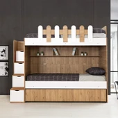 EVİMŞAH 90 190 3 LÜ YAVRU YATAKLI CEVİZ / BEYAZ RANZA - 2