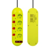 Vea VE-E40USB 4'lü 2 USB'li 1.5 Metre Ayrı Anahtarlı Grup Priz - 1