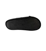 YAZKIŞ Kadın Siyah platin Çift Tokalı parlak Kumaş Terlik thumbnail 9