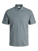Jack Jones Austın Zıp Fermuarlı  Polo Yaka Erkek Tişört 12279177 - 5