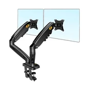 North Bayou F160 17-27'' Amortisörlü Çift Kol Lcd - Led Monitör Tutucu Askı Aparatı - 1