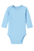 Uzun Kollu Erkek Bebek Çıtçıtlı Body - 4