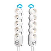 Vea 5'li Kablolu Anahtarlı 1,5 Metre Akım Korumalı Grup Priz VE-2S5S - 2