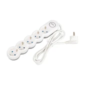 Vea 5'li Kablolu Anahtarlı 1,5 Metre Akım Korumalı Grup Priz VE-2S5S - 3