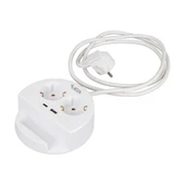 VE- G1102C 2'li USB+ Type-C Girişli Anahtarlı 1.5 Metre Grup Priz - 5