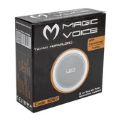 MagicVoice MV-11087 16 Cm 10 Watt Hat Trafolu Sıva Altı Beyaz Alçıpan Hoparlör - 3