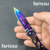 Alaska SDR-13X Gökkuşağı Katlanır Çakı - Ultra Hafif (42 gr), 165mm Kompakt EDC Bıçak - 4