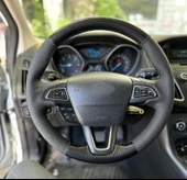 FOCUS 3,5 Araca Özgü Dikmeli Direksiyon Kılıfı F1 OLMAYAN DİREKSİYONA UYGUNDUR thumbnail 1