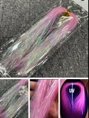 Eagenset Çapari Poşet Sim Ultraviyole Uv Neon Açık Pembe Balık Sırtı Kırçıl 1 mm 35 Metre thumbnail 2