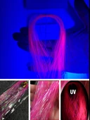 Eagenset Çapari Poşet Sim Ultraviyole Uv Neon Koyu Pembe Balık Sırtı Kırçıl 1 mm 35 Metre thumbnail 6