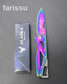 Alaska Mini Gökkuşağı Katlanır Çakı - Ultra Kompakt, Şık ve Çok Amaçlı Cep Bıçağı - 5