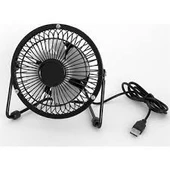 Metal USB Fan Siyah thumbnail 1