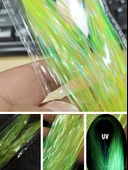 Eagenset Çapari Poşet Sim Ultraviyole Uv Neon Sarı Balık Sırtı Kırçıl 1 mm 35 Metre thumbnail 2