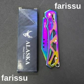 Alaska SDR-13X Gökkuşağı Katlanır Çakı - Ultra Hafif (42 gr), 165mm Kompakt EDC Bıçak - 2