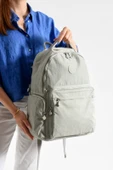 Bagacar Bolsas 1094 Su Geçirmez İthal Krinkıl Kumaş Laptop Bölmeli Okul ve Günlük Sırt Çantası AGri - 1
